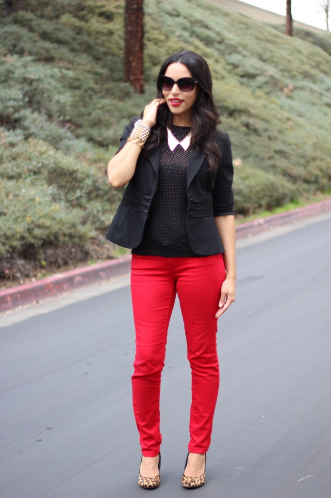 Black, Red & Leopard All Over | The Dressy Chick
