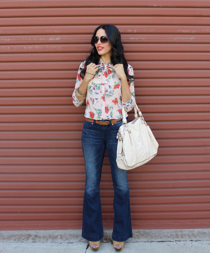 Florals, Denim & Lucky FABB | The Dressy Chick