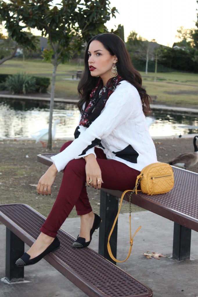 Sweater Weather & A Pop of Mustard | The Dressy Chick